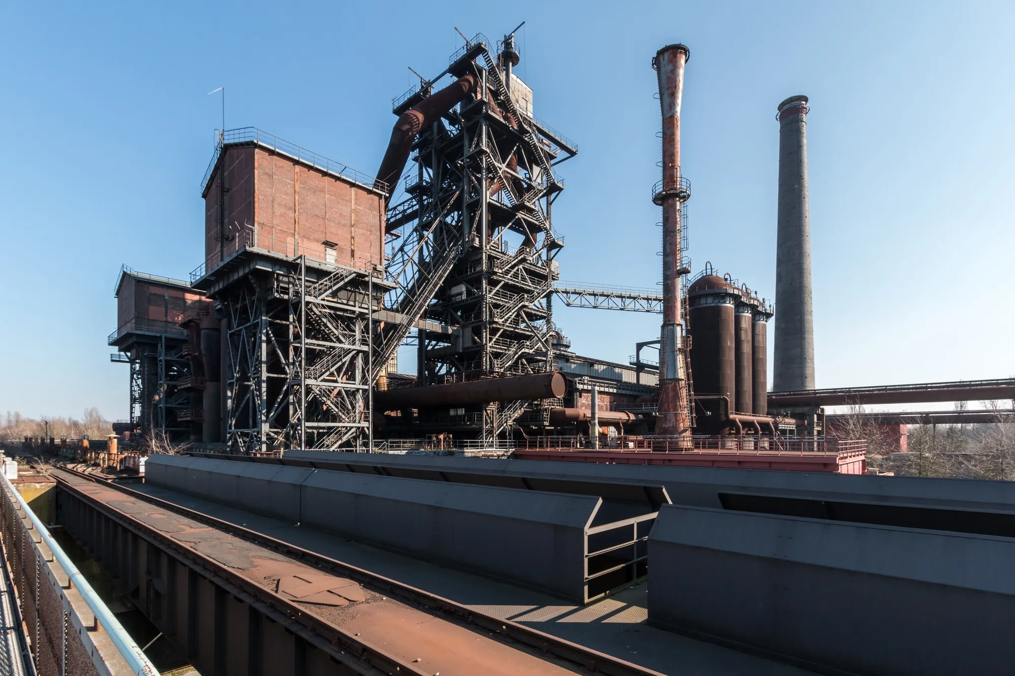 Blast furnaces in the garden