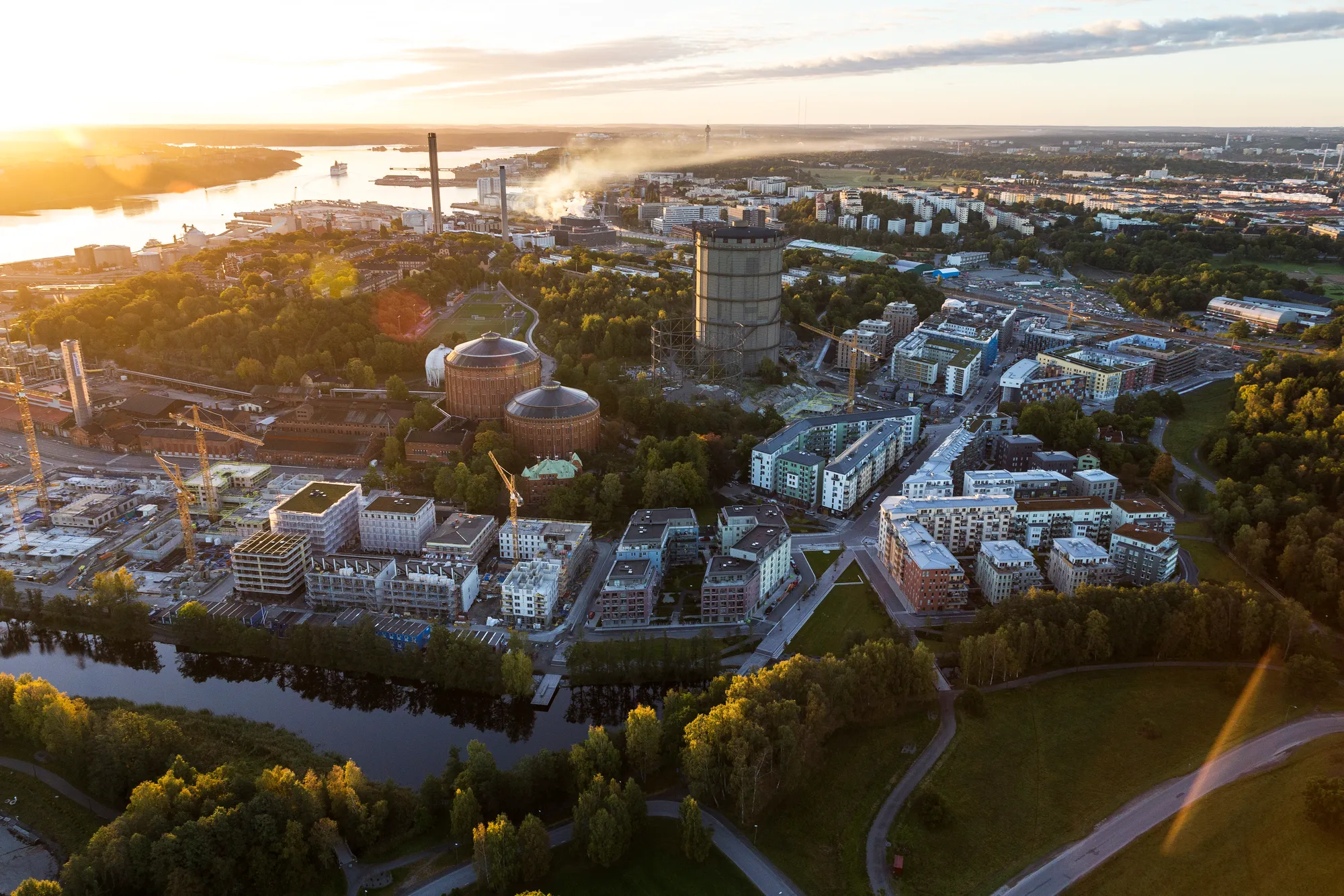 Stockholm: heated by its wastewater